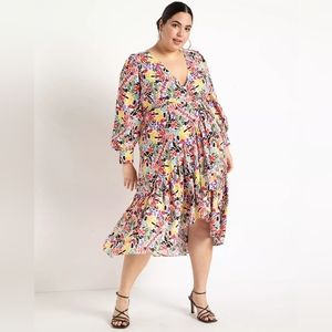 Eloquii multicolored dress size 24 nwt